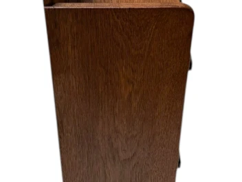 Art Deco Modernist Open Bookcase by P.E.L. Izeren for De Genneper Molen, 1920s